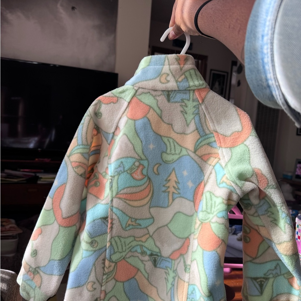 Columbia Multicolor Fleece Jacket - Picture 2 of 3